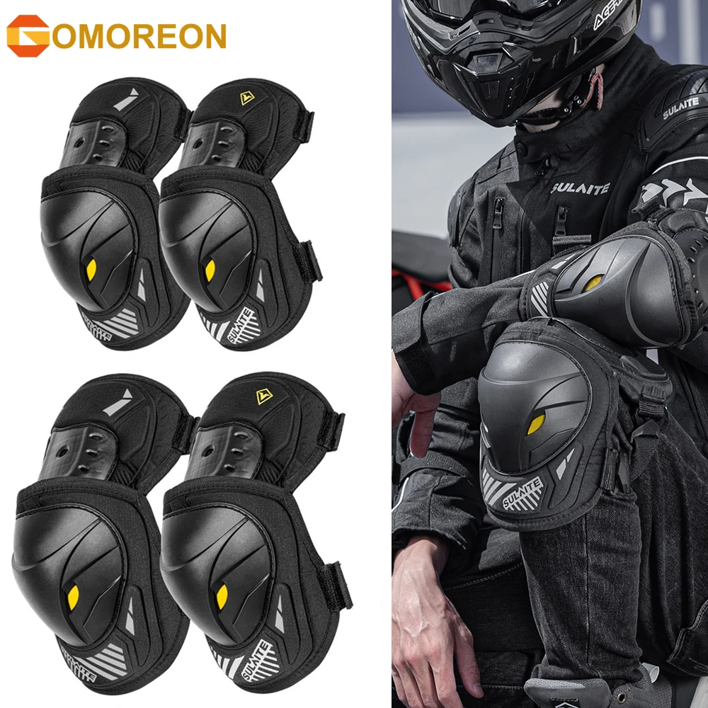 Mountain Biking Knee Pads - GOMOREON 1 Par de Protectores de