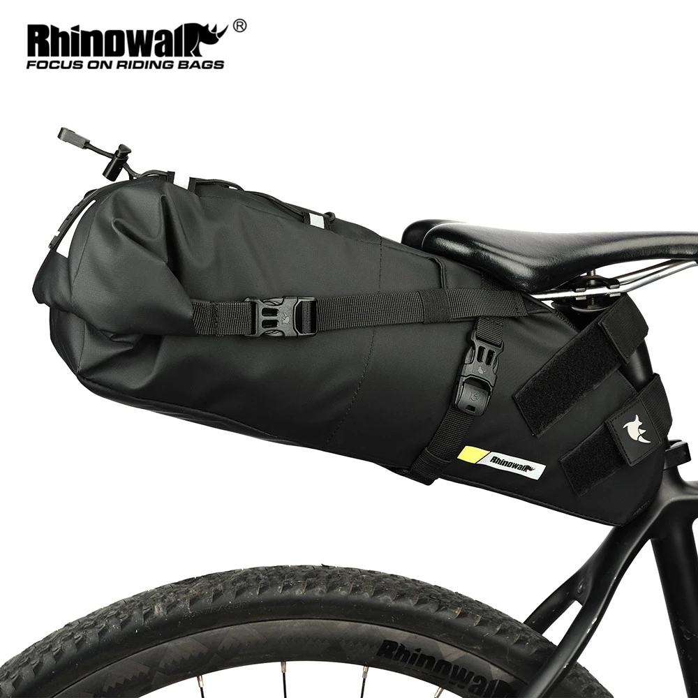 Mountain Biking Waist Pack - Rhinowalk-bolsa impermeable para SILLÍN de bicicleta,