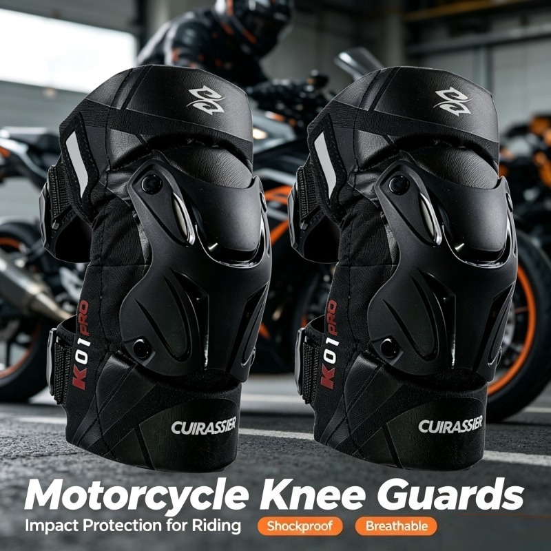 Mountain Biking Knee Pads - 2 Piezas de Rodilleras para Motocicleta,