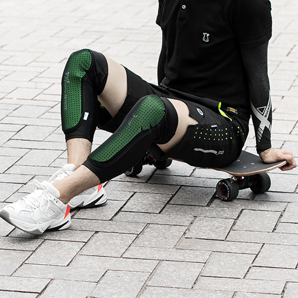 ROCKBROS Rodilleras Anticolisi - Mountain Biking Knee Pads reseña y precio