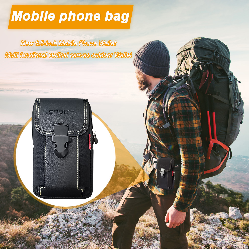 Riñonera de lona para hombre,  - Mountain Biking Waist Pack reseña y precio
