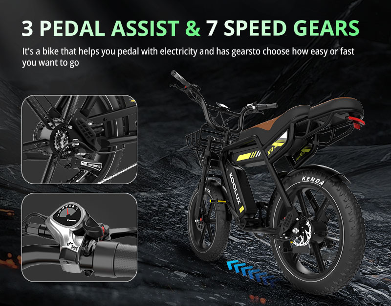 Bicicleta eléctrica Koolux X9P - Mountain Biking App reseña y precio