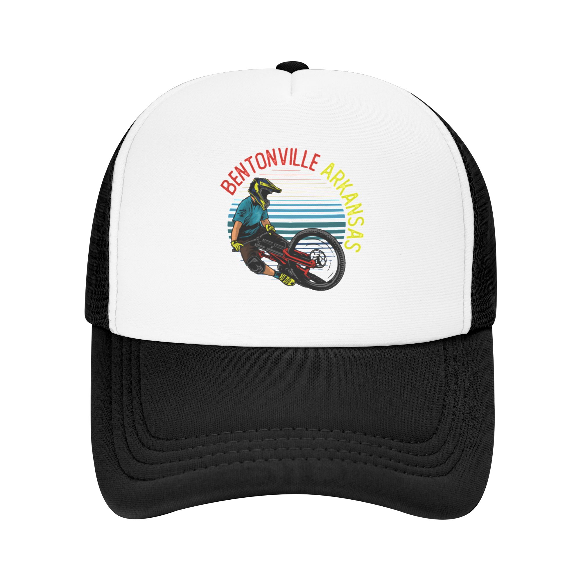 Gorra de béisbol de malla esti - Mountain Biking Bentonville Arkansas reseña y precio