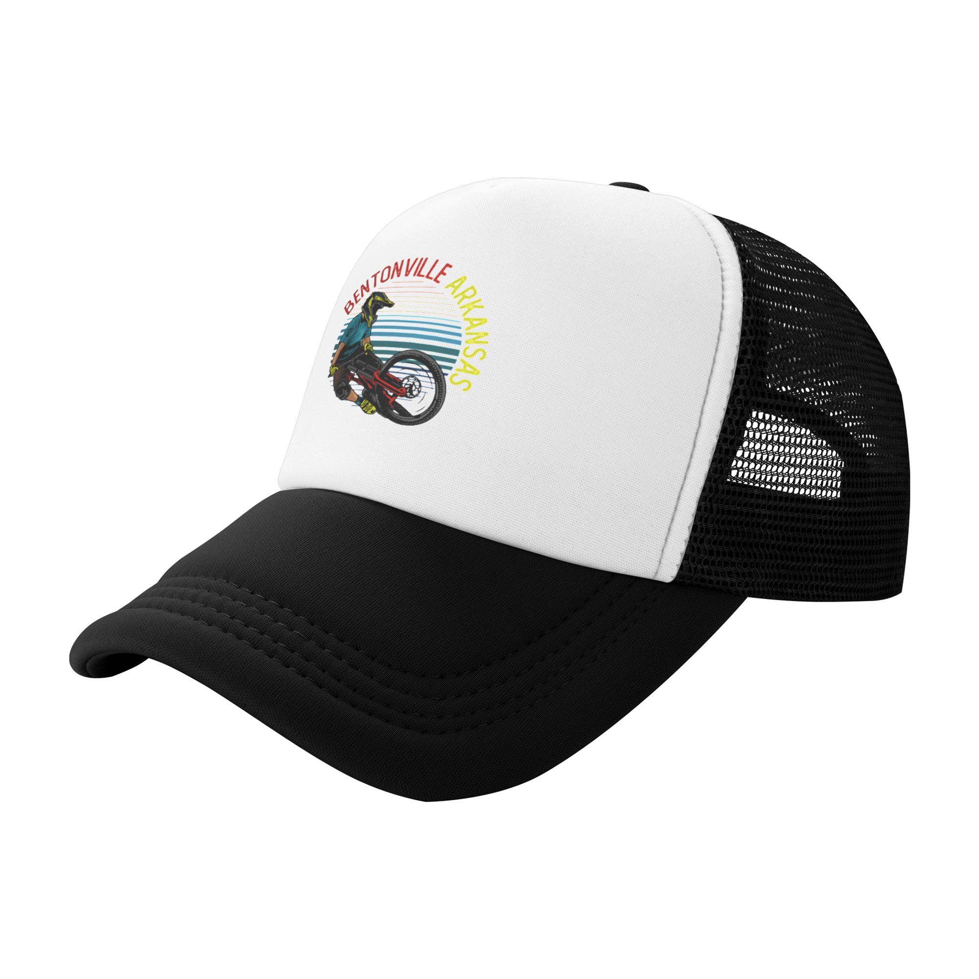Gorra de béisbol de malla esti - Mountain Biking Bentonville Arkansas reseña y precio